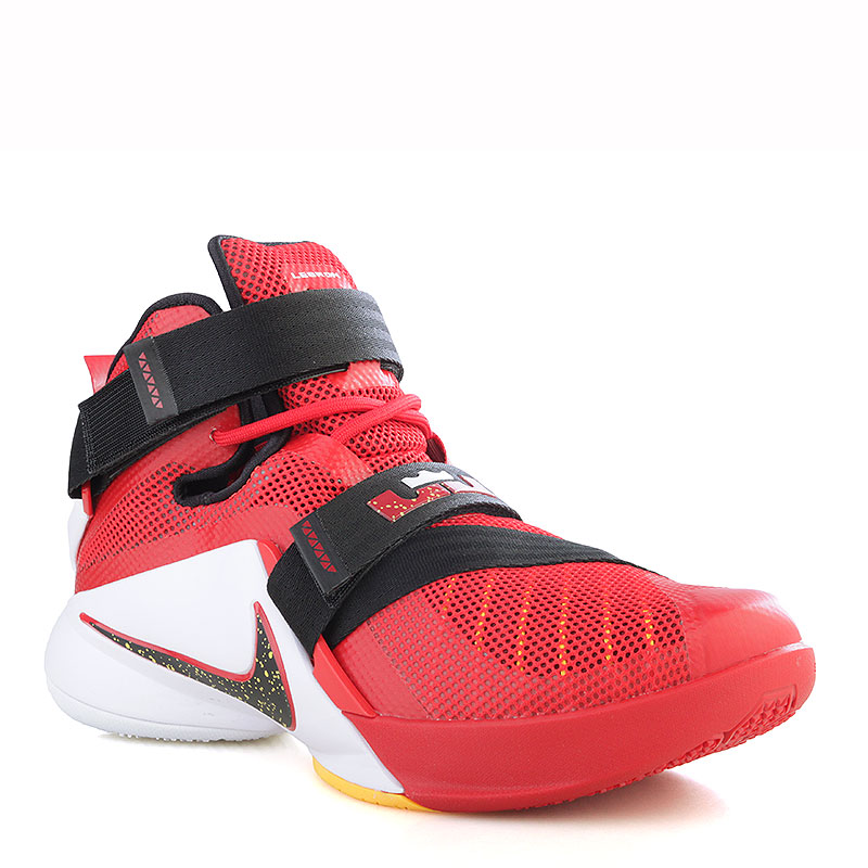 мужские красные баскетбольные кроссовки Nike Lebron Soldier IX 749417-606 - цена, описание, фото 1